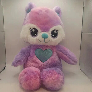 Build A Bear Workshop Heartables Indigo the Fox Woodsy Wonder Purple EUC.